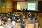 Podiumsdiskussion zum Thema „Psychische Krankheiten“.