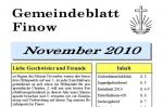 Gemeindeblatt und Terminplan November 2010 online