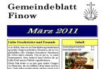 Gemeindeblatt und Terminplan März 2011 online