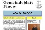 Gemeindeblatt und Terminplan Juli 2011 online Gemeindeblatt und Terminplan Juli 2011 online