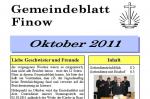 Gemeindeblatt und Terminplan Oktober 2011 online