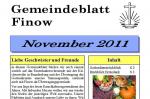 Gemeindeblatt und Terminplan November 2011 online
