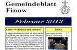 Gemeindeblatt und Terminplan Februar 2012 online Gemeindeblatt und Terminplan Februar 2012 online