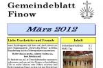 Gemeindeblatt und Terminplan März 2012 online