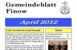 Gemeindeblatt und Terminplan April 2012 online