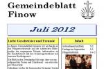 Gemeindeblatt und Terminplan Juli 2012 online