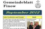 Gemeindeblatt und Terminplan September 2012 online