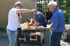 Bratwurst frisch vom Grill. Bratwurst frisch vom Grill.