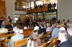 Blick in die Gemeinde vor dem Gottesdienst Blick in die Gemeinde vor dem Gottesdienst
