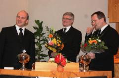 Dank an die Jugendleiter Pr Bugge (m)<br> und Pr Krüger (re) Dank an die Jugendleiter Pr Bugge (m)<br> und Pr Krüger (re)