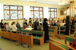 Der Kinderchor im Gottesdienst 2013