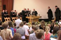 Bezirksältester Härm und weitere Amtsträger Bezirksältester Härm und weitere Amtsträger