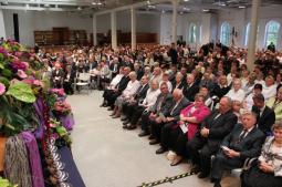 Gottesdienst in der Stadthalle im Jahr 2012