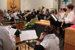 Das Orchester im Weihnachtskonzert 2012